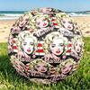 Marilyn Monroe Print Size 5 Soccer Ball, PU Wear Resistant Football for Match Training and Daily Practice, Birthday Gift for Soccer Fans