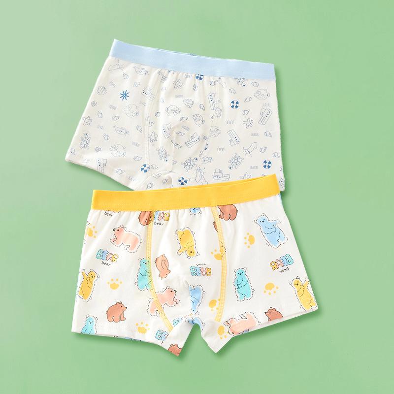 Kids' Cotton Boys' Boxer Briefs - Sizes for Small Kids To Teenagers