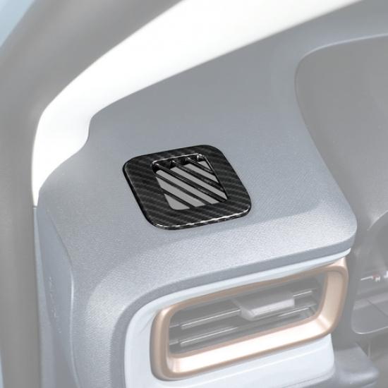 2P Carbon Fiber Dashboard Vent Air Outlet Trim Cover For Ford Maverick -2025