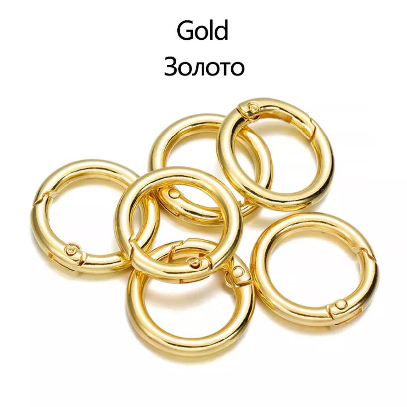 5 bucăți/lot închizătoare cu inel O închizătoare din metal pentru poarta cu arc pentru breloc catarame cleme carabinier genți de mână lanțuri pentru câini pentru realizarea de bijuterii DIY