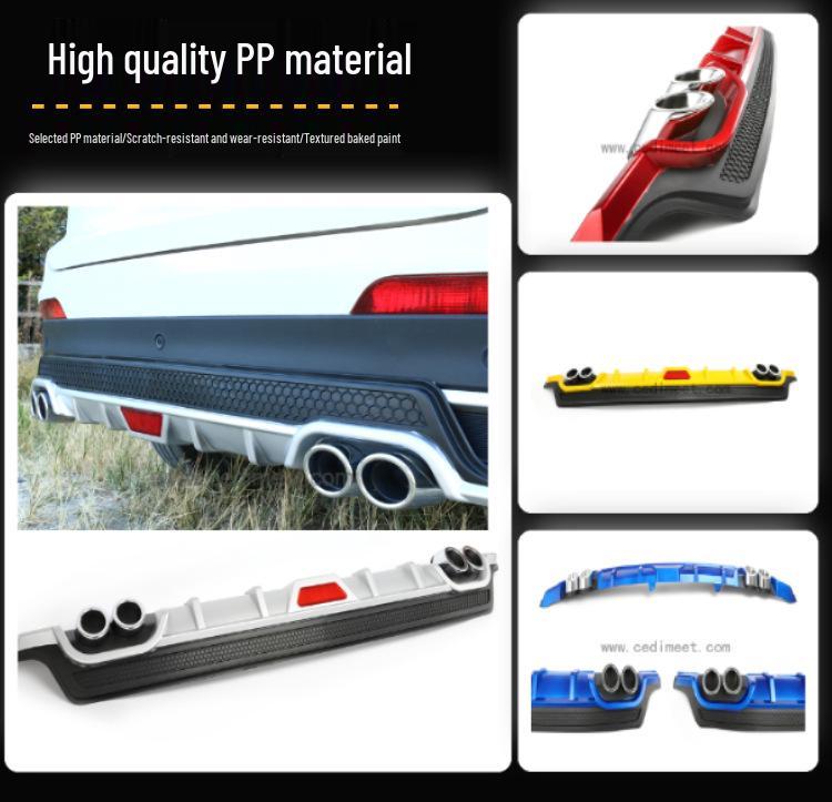 Universal Rear Lip Bumper Accessory for 14-18 Corolla - Modified Car Part