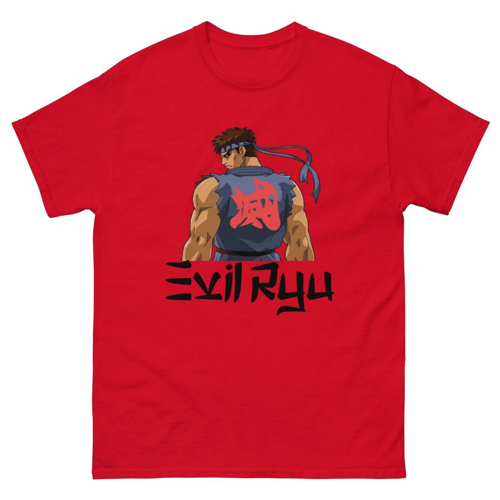 EVIL RYU T-Shirt, Custom Street Fighter Shirt, Video Game, Unisex Evil Ryu Tee