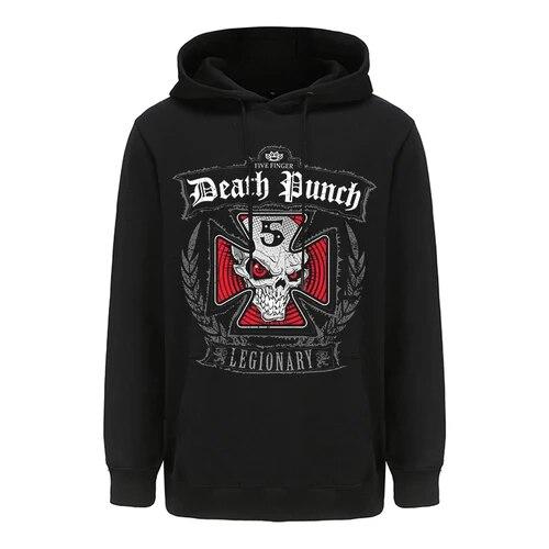 Five Finger Death Punch Metal Rock Aesthetic Hoodies Sweatshirt Gothic Top Harajuku Streetwear Hoody Tops Unisex