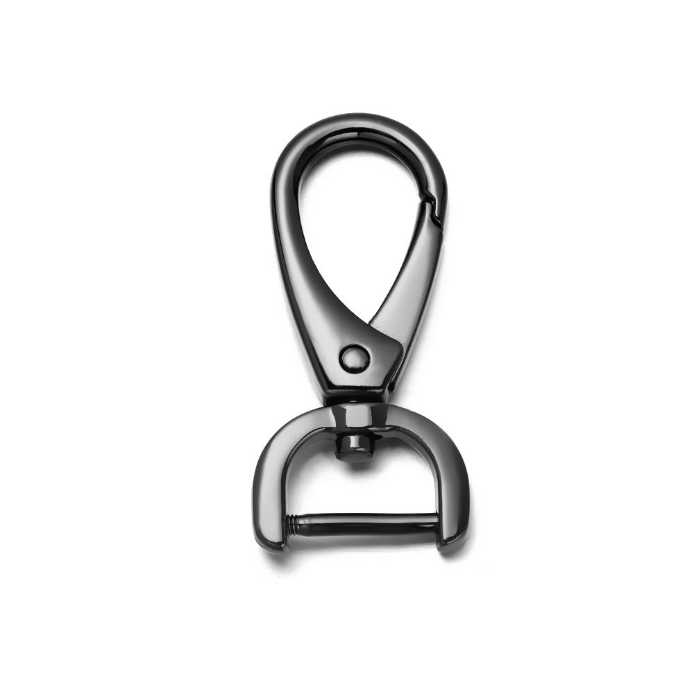 

16mm/20mm/26mm Metal Belt Keychain Trigger Clips Pet Leash Hooks Detachable Snap Hook Leather Strap Buckles
