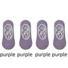 1/ 4Pair Professional Women Yoga Sock Silicone Anti-slip Ballet Pilates Socks Women Backless Breathable Bandage Yoga Sport Socks