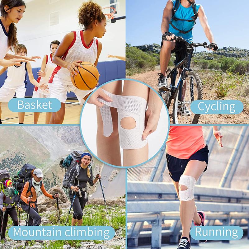 Fitness Knee Support for Running and Cycling 1PCS Compression Braces Ideal for Sports and Outdoor Activities