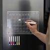 Magnetic Acrylic Schedule Board With Erasable Surface And Storage Box For Daily Planning