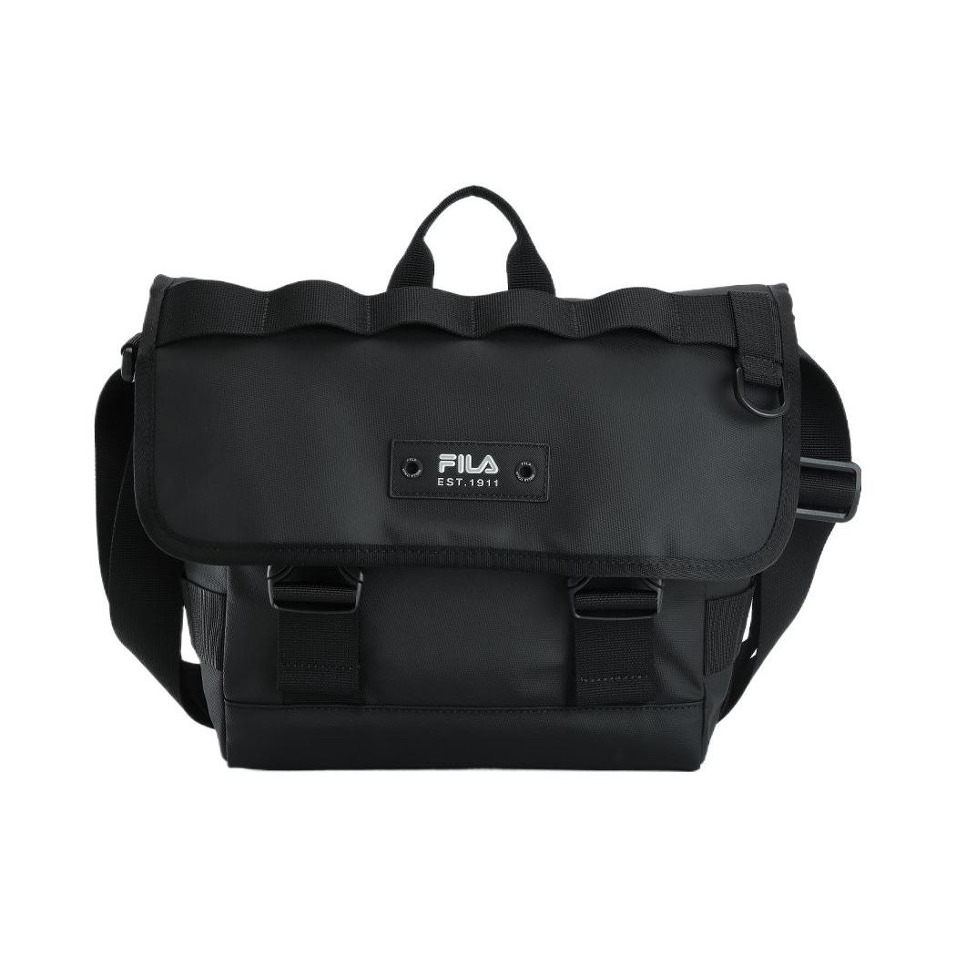 FILA Fashion Casual Sports Fabric Shoulder Crossbody Bag Regular Men bags Black F13M349101FBK Black