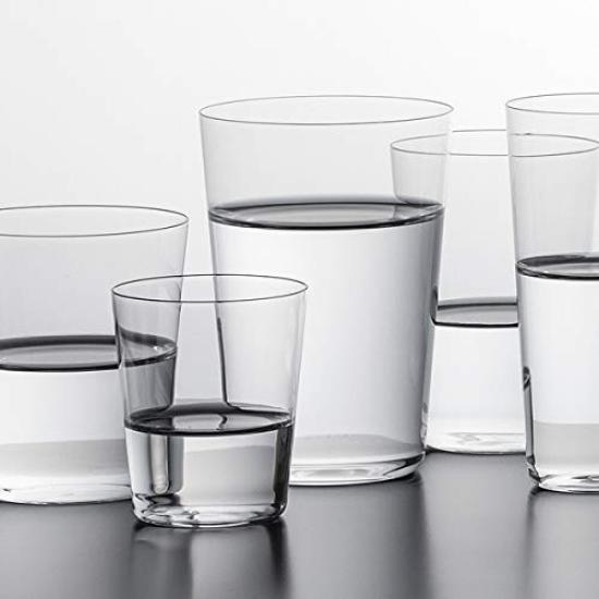 Kimura Glass Store Compact 12oz Tumbler Set of 6 400ml Made in Japan Glass Beer Glass (COMPACT-12oz)