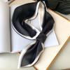 Fashion Print Hair Ribbons Scarf Women Silk Scrunchies Foulard Female Neck Tie Skinny Bag Bandana Accessories Headware