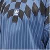 Adidas Originals Rekive Allover Striped Print Crew Neck Long Sleeve T-Shirt Men Tops Blue HK7331