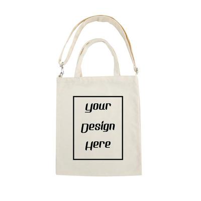 Fashion Canvas Shoulder Bag Customized Print Canvas Shopping Bag Casual Large Capacity Schoolbag Tote Bag