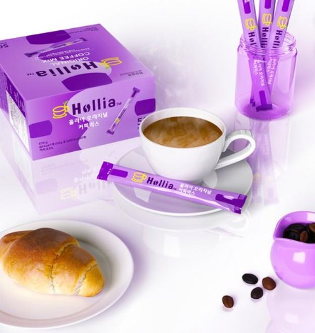 Hollys Original Coffee Mix Sticks 50 Sticks Korean Instant Coffee