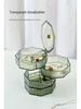 Luxury Rotating Multi-Layer Jewelry Box for Necklaces, Earrings, and Gold Pieces - Elegant Design, Large Capacity