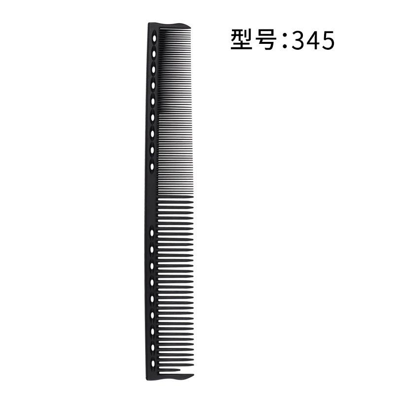 14Styles Hairdressing Carbon Comb for Haircut Barber Anti Static Black Rat Tail Comb Beauty Professional Hair Styling Tools Comb