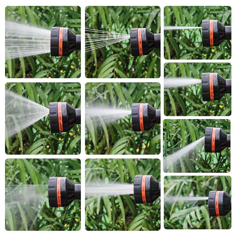 10-Function High-Pressure Garden Hose Spray Gun for Watering and Car Wash
