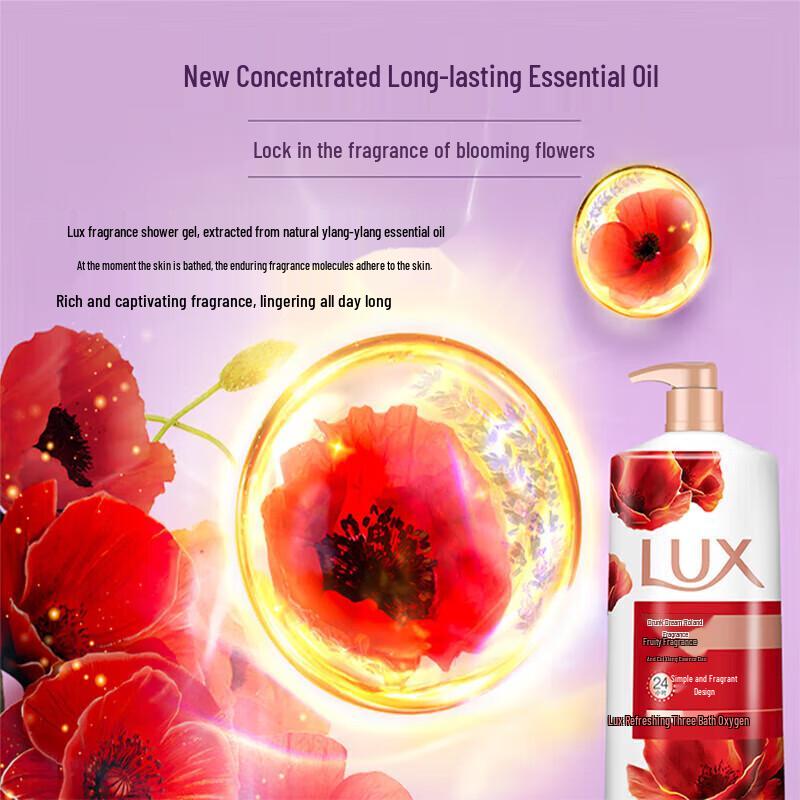 lux Enchanted Orchid Scent Body Wash