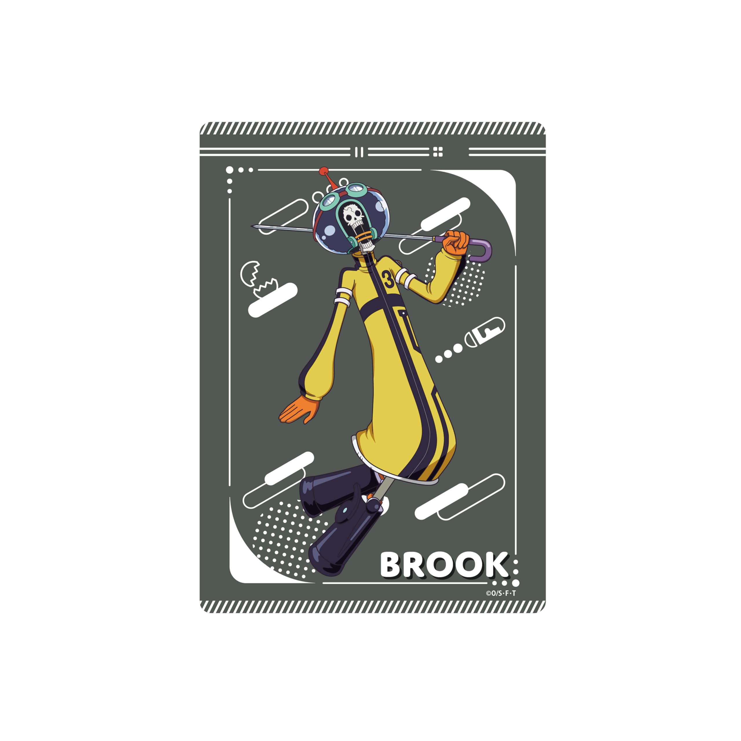 ONE PIECE Brook Mouse Pad Egghead ver.