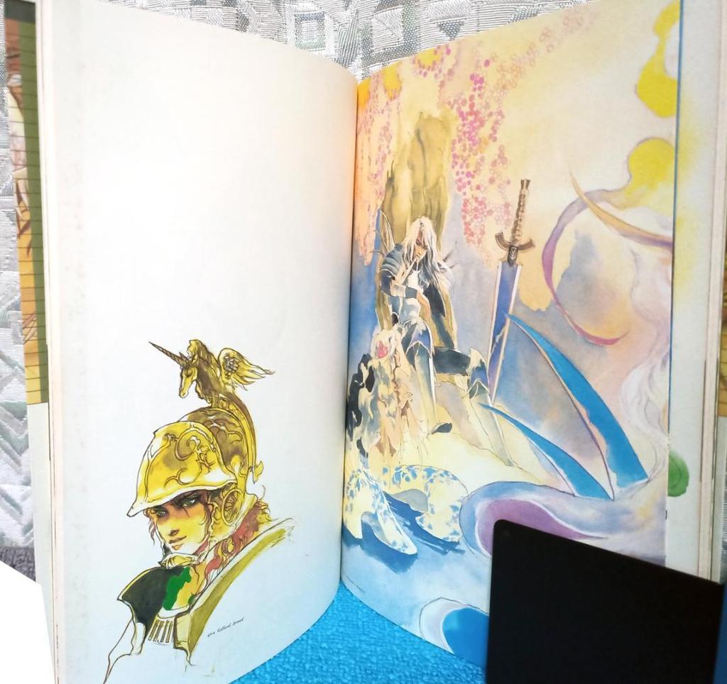 [USED] SFC Tokiorito Kobayashi Tomomi Romancing SaGa Art Book Square Super Famicom