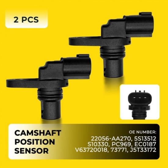 2x Camshaft Position Engine for Subaru Sensor Fitester V63720018 WRX 22056-AA270