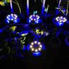 Super Bright Solar Powered Ground Lamp Outdoor Patio Light Waterproof Garden Lawn Decorative Stairway Step Lamp Night Light