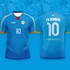 Men's Soccer T-shirt, Japanese Anime Inagi Eleven Collaboration Short-Sleeve T-shirt, Summer Comfortable Sports T-shirt for Kids and Men