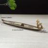 Chic Style Incense Burner Tray Metal Incense Censer Unique Aromatherapy Ornament  Temple Burning