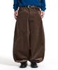 Gicheol Cord Duroy Balloon Pants (Brown)