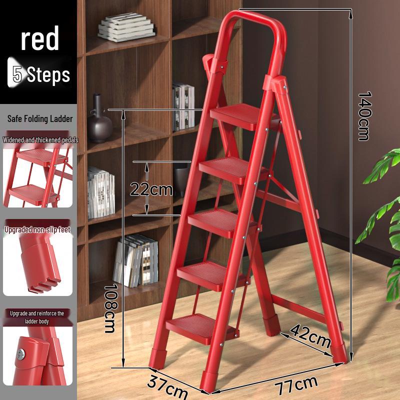 Multifunctional Telescopic Folding A-Frame Ladder – Portable, Lightweight & Indoor Use