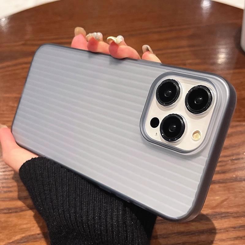 

Рифленый матовый чехол для мобильного телефона Apple 16pro, ультратонкий ТПУ, противоударный, защитный чехол для iPhone 15 iPhone12proMax