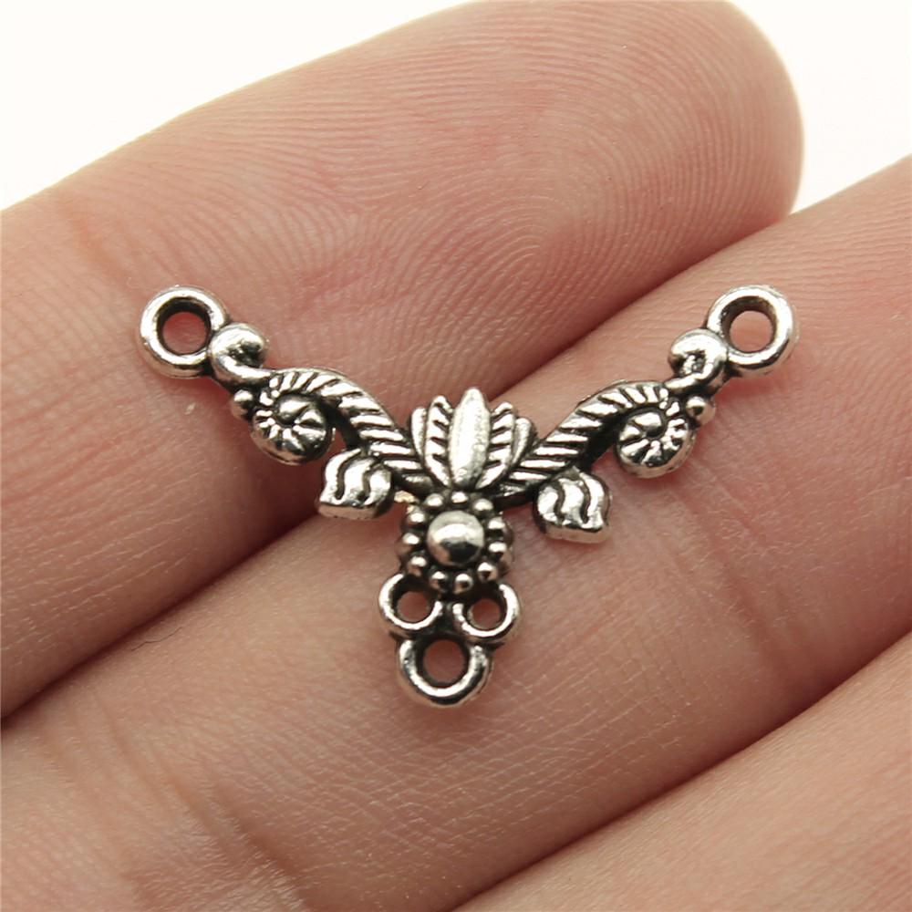 WYISYWG 20 Pieces Dangle Earrings Fashion Jewelry Findings Components Diy Earring Connector 26x15mm B13545