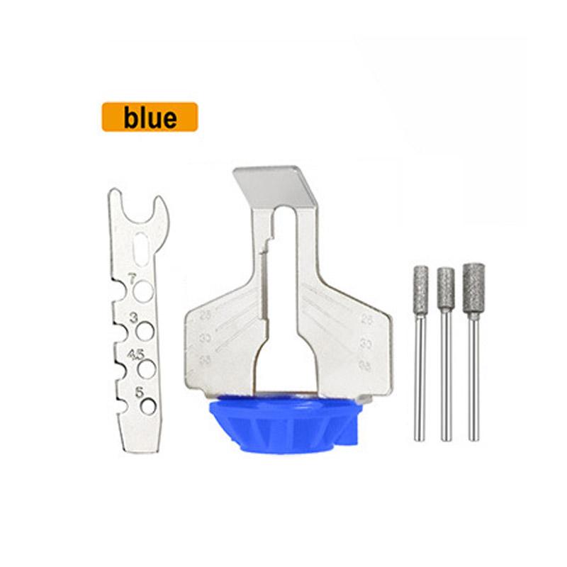 5 Colors Chain Saw Sharpening Attachment Sharpener Guide Drill Adapter Head Chainsaw Sharpening Attachment Rotary Tool