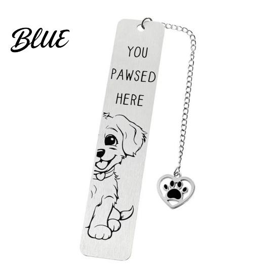 Creative Cat Bookmark Cute Bookmark Funny Metal Page Marker with Stainless Steel Quotes