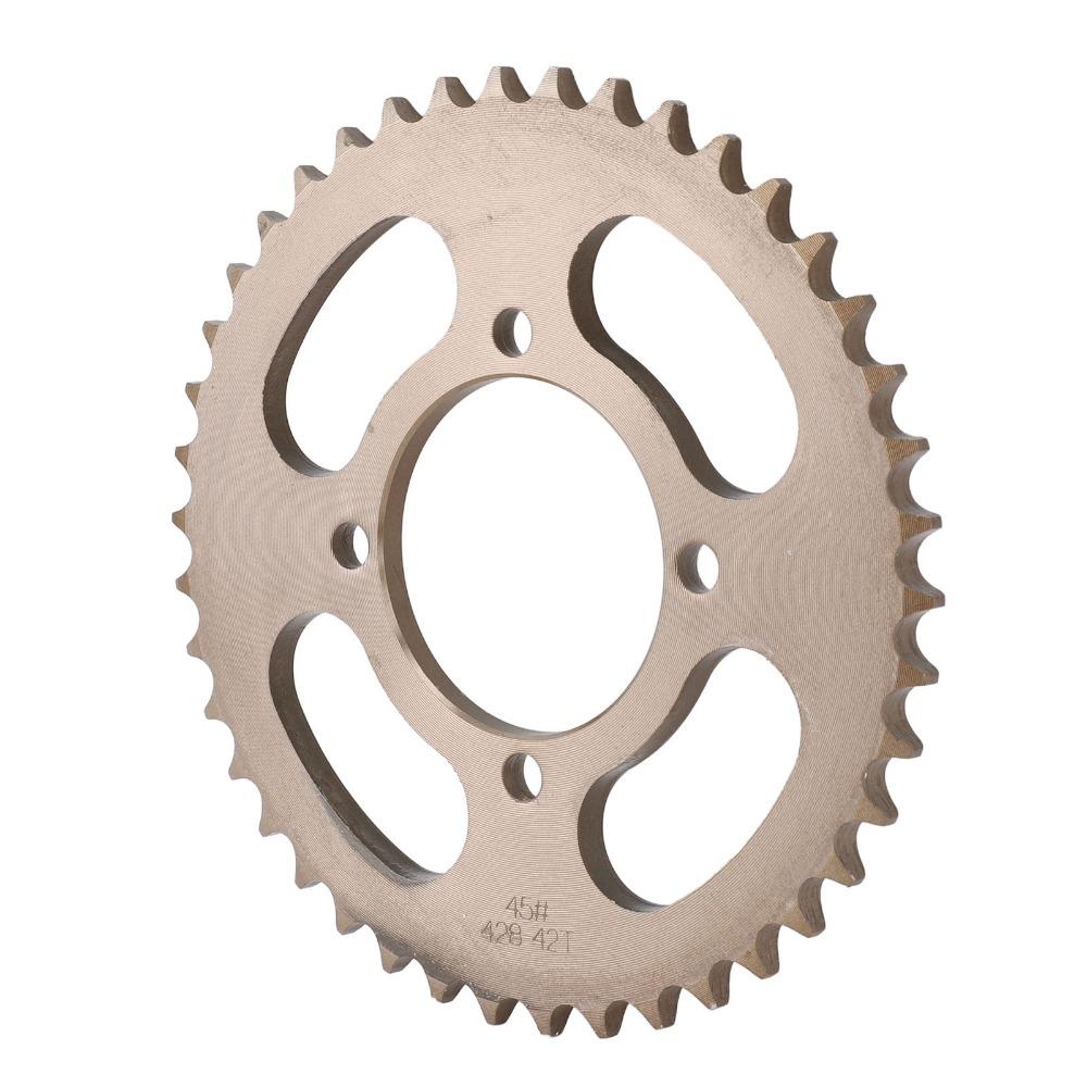 428 42T Motorcycle Sprocket High Toughness Rear Sprocket Rear Drive Sprocket Cycling Riding