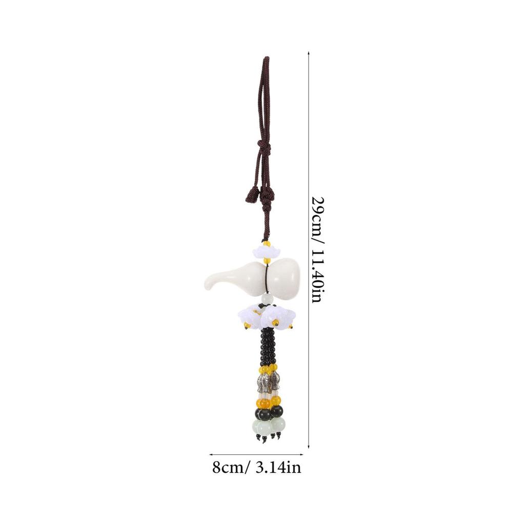 UPKOCH Autodekoration, Autoanhänger, Hängedekoration, Kürbis, Lotus, Kürbis, Anhänger, Viel Glück, Gut