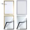 Self-Adhesive Frame Magnetic Picture Holder with Clear Cover Wall-mounted Poster Display Frame for Pictures Documents