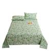 Simple Cotton Bed Sheet for Double Bed - Suitable for Summer & Student Dormitory, 40 Count, All Seasons