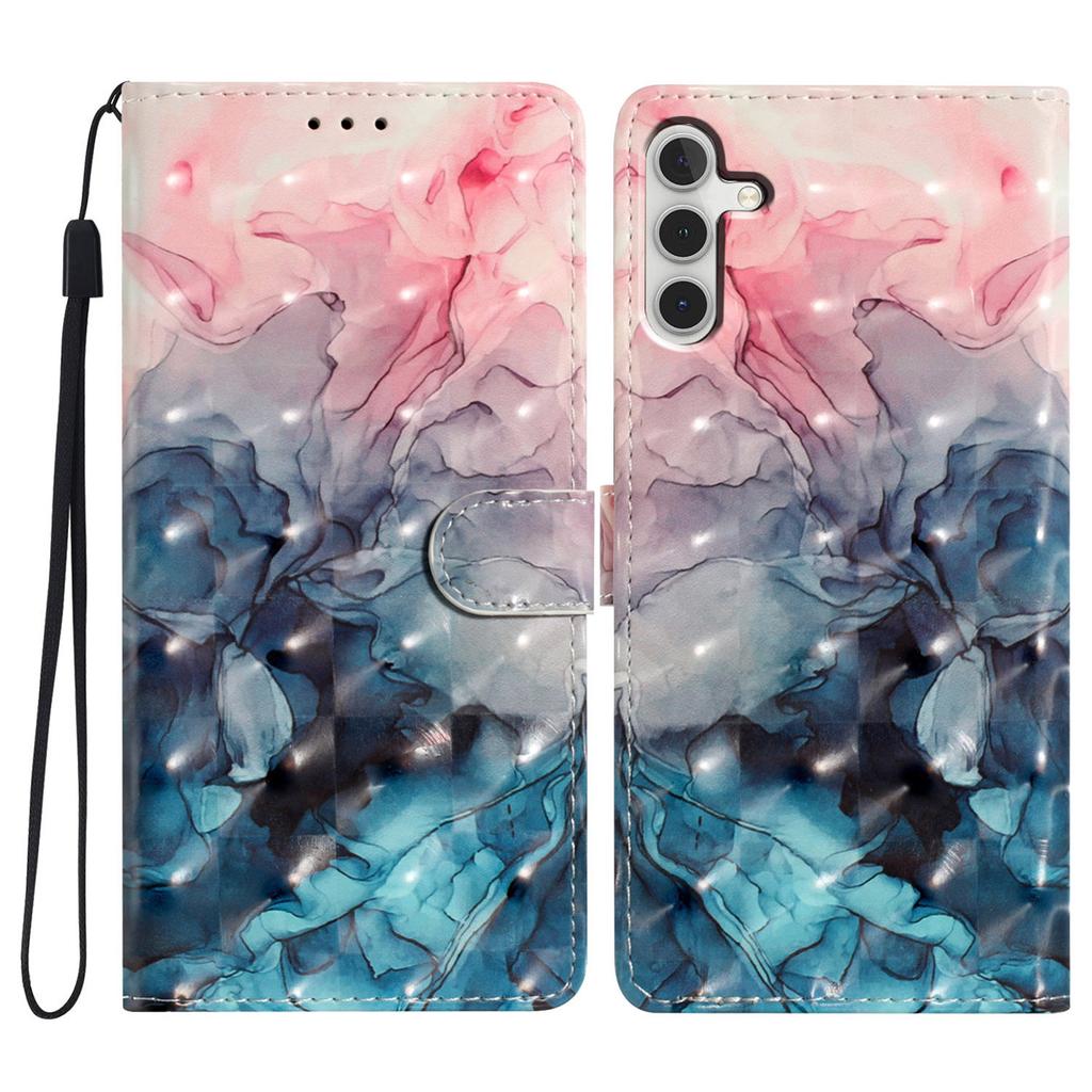 For Samsung Galaxy A16 5G/A16 4G Case PU Leather 3D Pattern Printing Wallet Phone Cover
