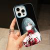 Wuthering Waves Custodia per Telefono Cellulare Phrolova Jelly a Doppio Strato Azzurro Chiaro per iPhone 17 16 15 14 13 12 11 Air Pro Max Plus