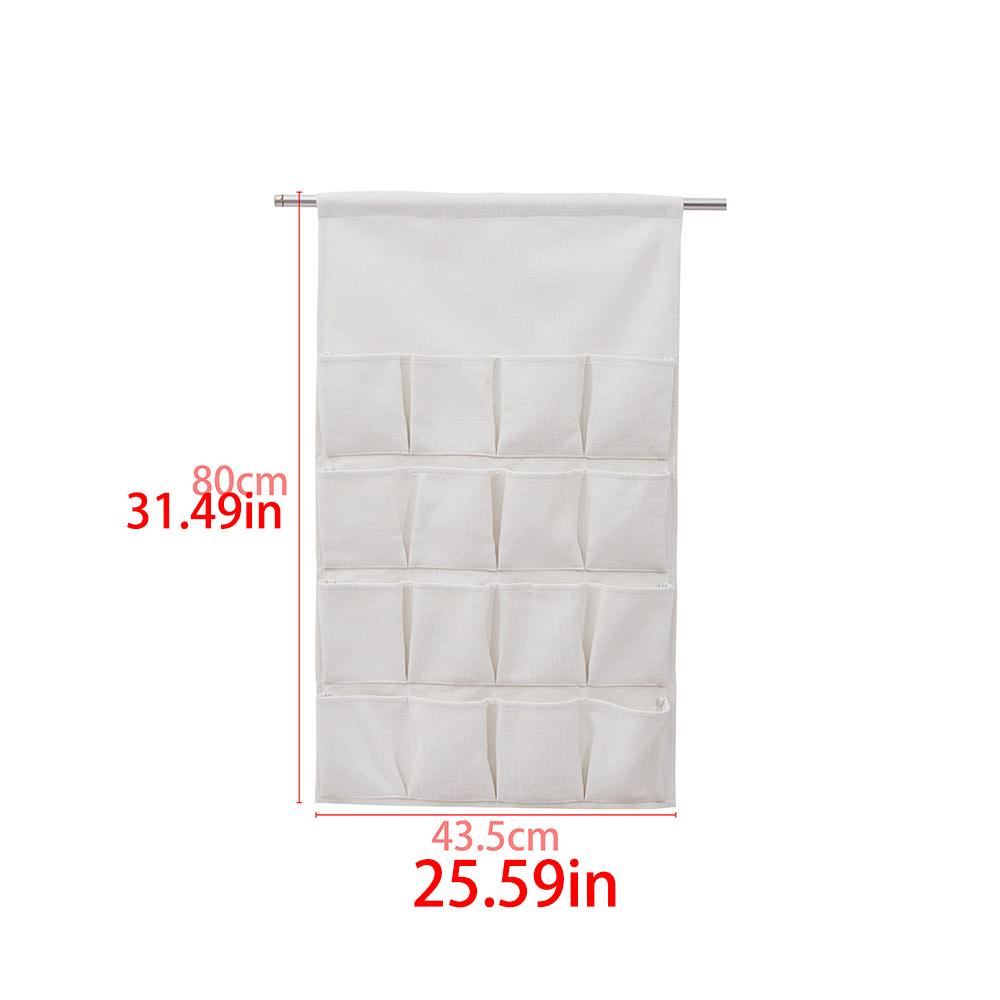 Pockets Christmas Advent Calendar Practical Decorative Household Organizer Portable Hanging Storage Bag for Dorm Living Party