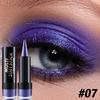 2 IN 1 Bullet Pearlescent Eye Shadow Pen Pointed Eyeliner Stick Caramel Brown Black Eyeshadow Makeup Silky Smooth Waterproof Lasting Eyeshadow