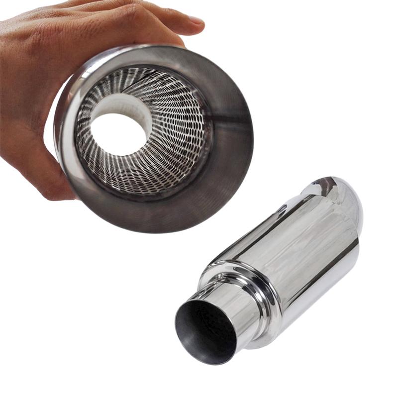 2.5 Inch Car Dump Muffler Exhaust Pipe Tip Sound Tuning Muffler Muffler Tip 2 inch Stainless Steel Exhaust Muffler