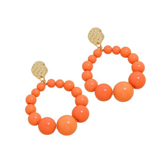 Boucles d'oreilles pendantes sauvages Couleurs vibrantes Décoratives non allergiques