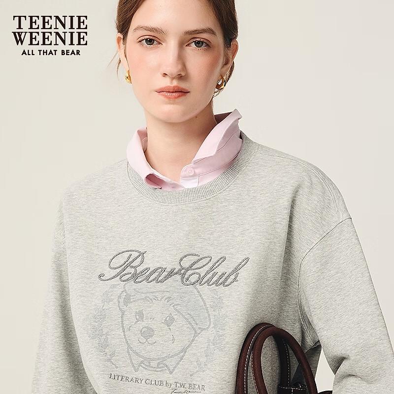 Teenie Weenie Women's Big Bear Graphic Crewneck Sweatshirt