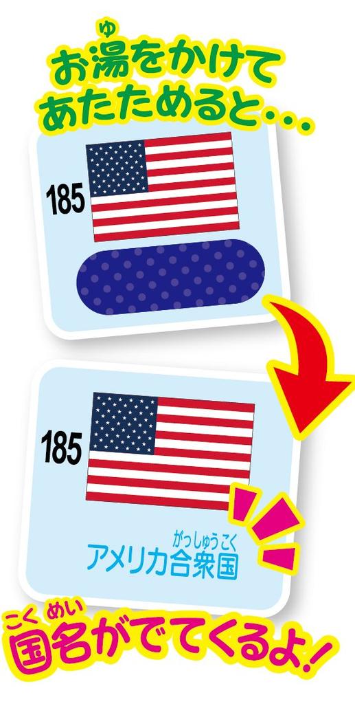 The Answer Will Come Out! Study In the Bath: World Map and Flags