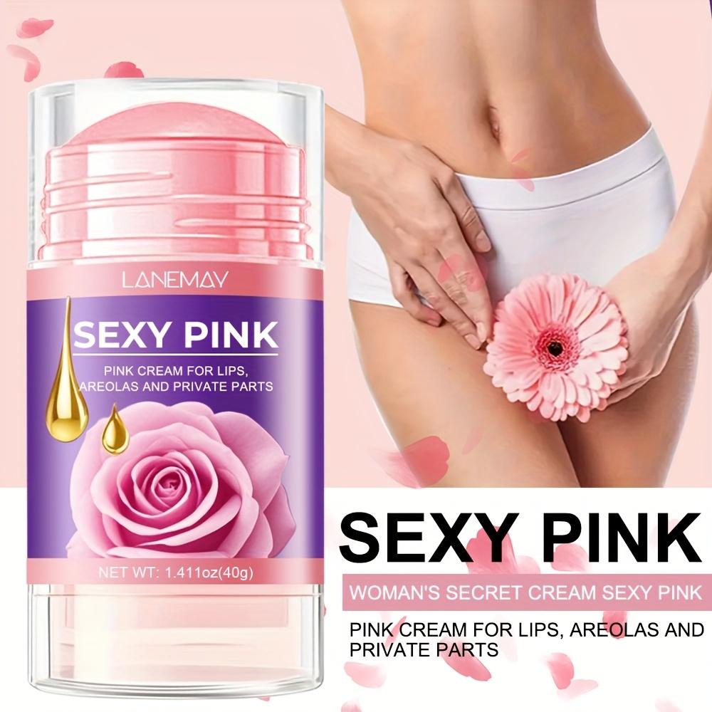 Cremă Secretă pentru Femei Lanemay cu Vitamina E și Extract de Trandafir - Iluminatoare și Translucidă Bej Deschis, Îmbunătățește Pielea Aspra Cremă pentru Îngrijirea Zonei Intime Feminine