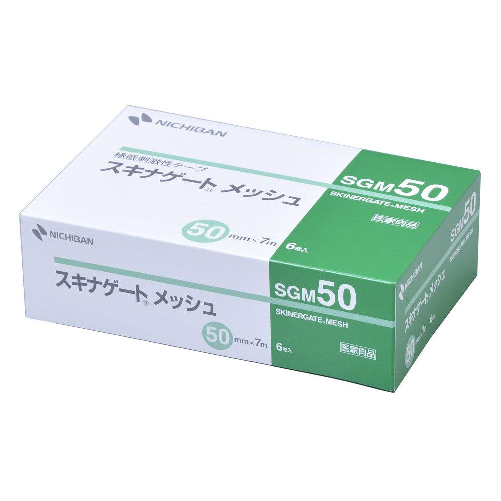 

Nichiban Skinagate Mesh, 50mm x 7m, SGM50, Hypoallergenic, Strong Fixation, Tearable by Hand