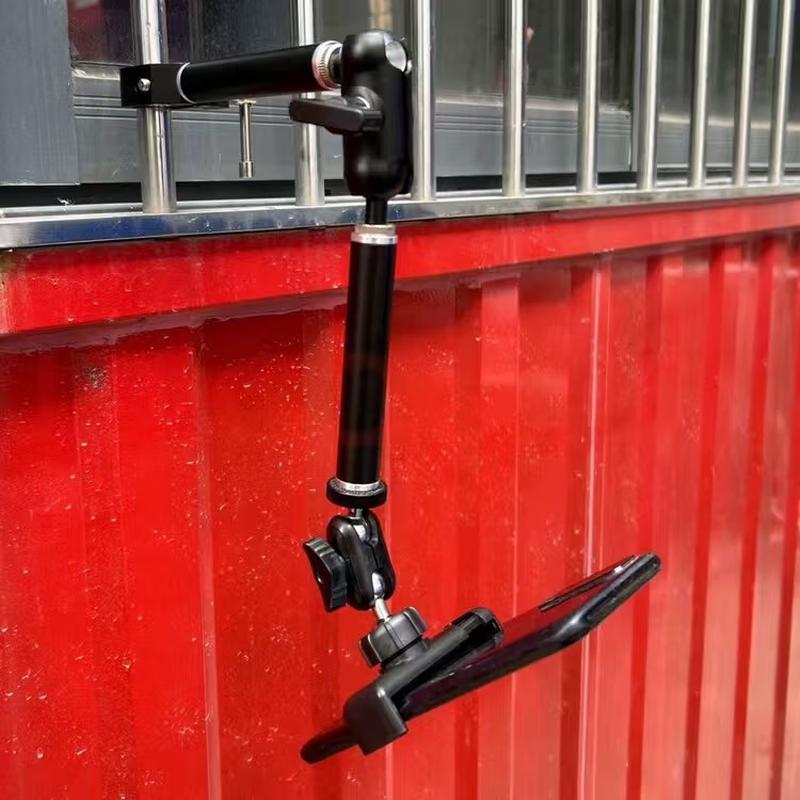Metal Crab Clamp Telescopic Phone Holder