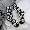 Crazy Design Trol Face Trollface MEME Football Socks Rage Comic Funny Anime Polyester Middle Tube Socks for Women Men