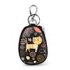 Fashion Cartoon PU Key Bag Ladies Portable Key chain for Car Key Case Cover Girls Lovely Key Wallets Zipper Key ring Holder